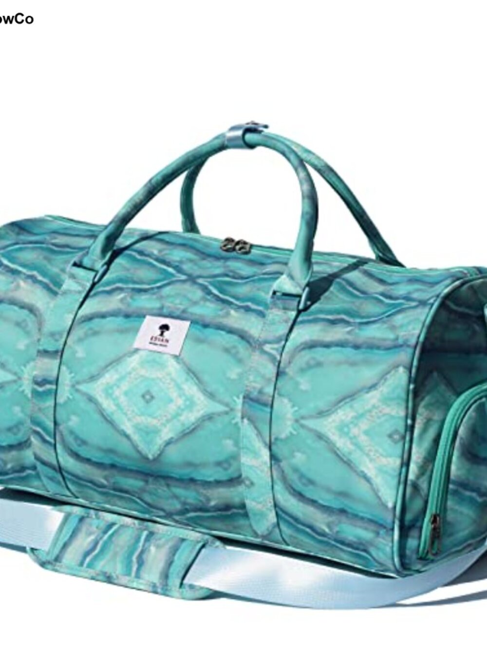 Water Resistant Floral Duffel Bag Gym Weekender Travel